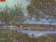 Weg der alten F�hre in By nach Sisley